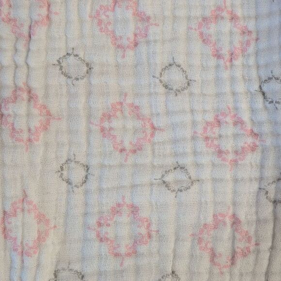 Hudson Baby Medium 6-12 months White and Pink Cotton Zippered Sleep Sacks - Picture 9 of 11